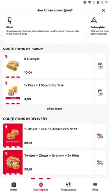 KFC android App screenshot 6